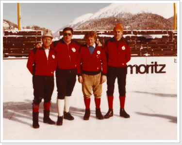St. Moritz 1980  Kienle Alois, Heinrich Bernhard, Guggenmoos Xaver, Wenisch Martin