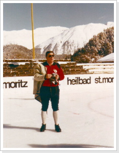 St. Moritz 1980  Abteilungsleiter Heinrich Bernhard (Hartl)